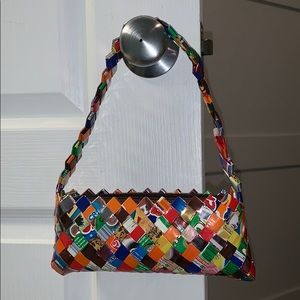 Candy wrapper purse- one of a kind